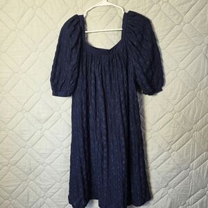 Anthropologie Maeve Eyelet Mid Dress Size  Small